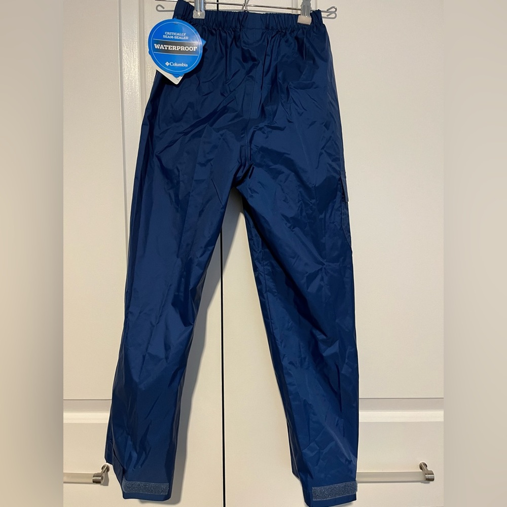Columbia kids waterproof rain pants size S